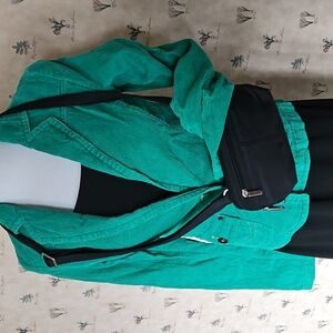 Macy's CoffeeShop Courteroy Green Jacket Size S